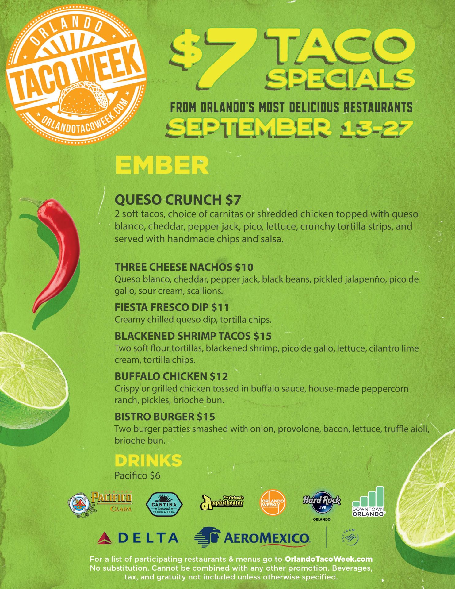 EMBER Orlando Taco Week